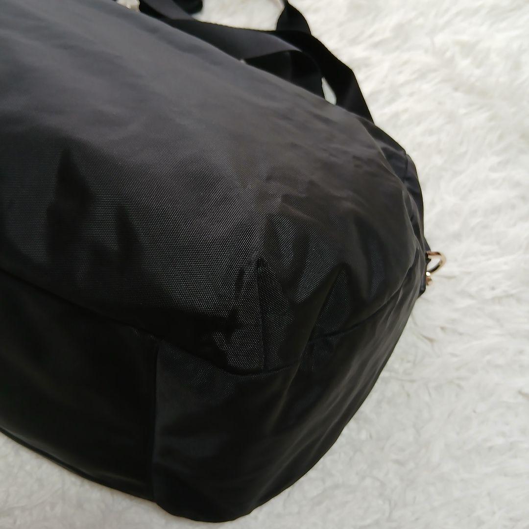 【美品】【agnes b.】FT03 2Way ボストンバッグ　チャーム、鍵付