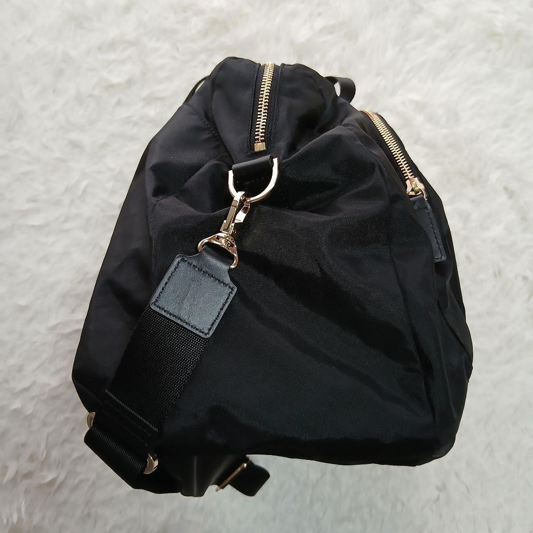 【美品】【agnes b.】FT03 2Way ボストンバッグ　チャーム、鍵付