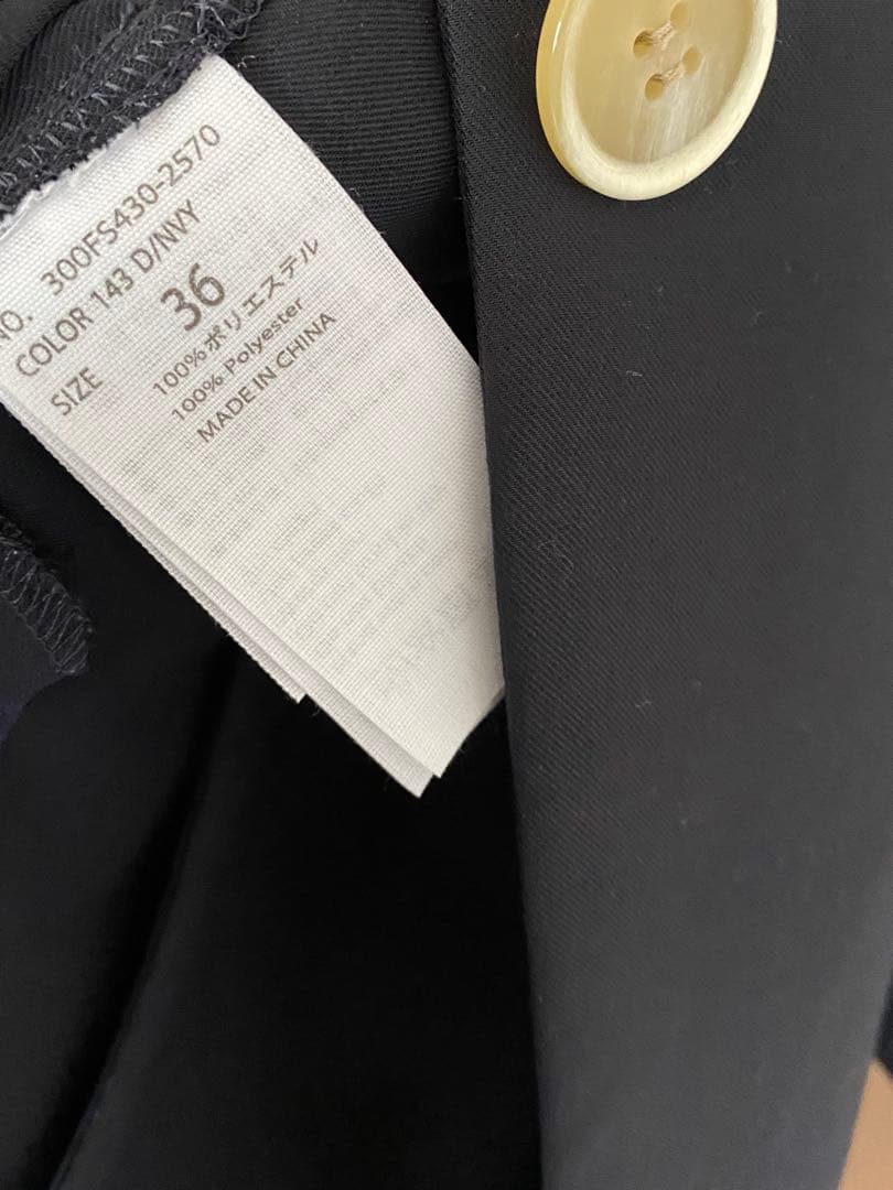 ENFOLDエンフォルド Twill BACK ギャザーテーラードジャケット