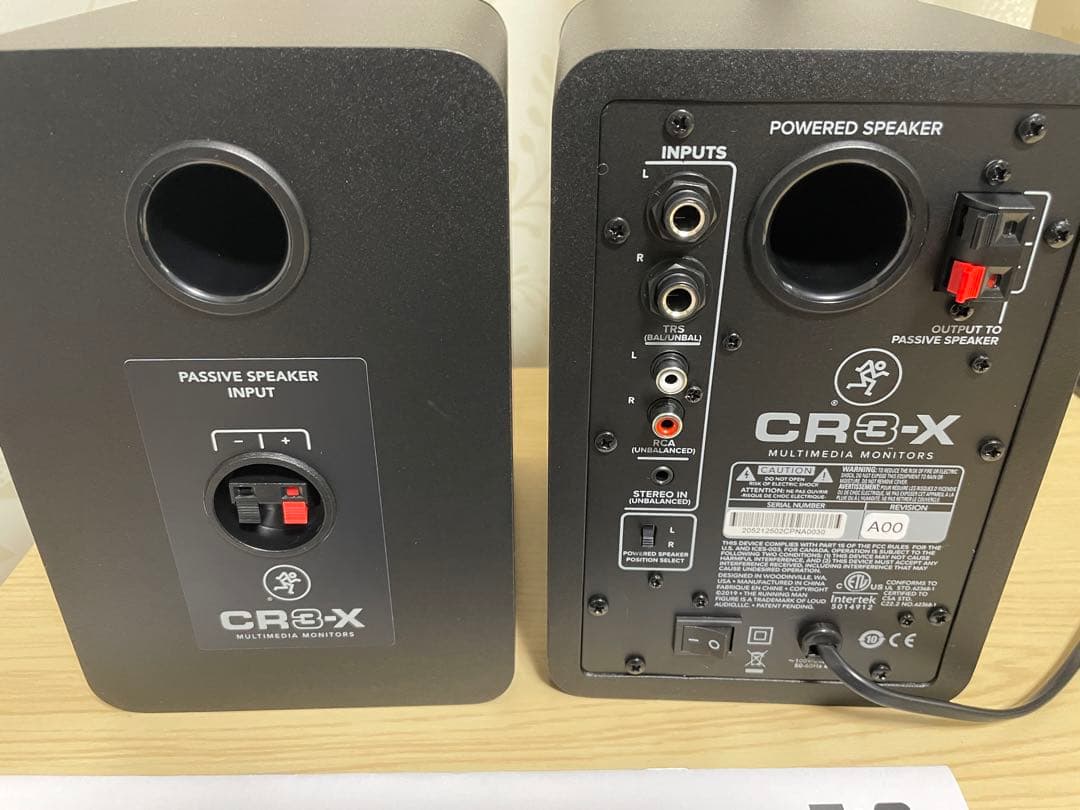 mackie CR3-X モニタースピーカー
