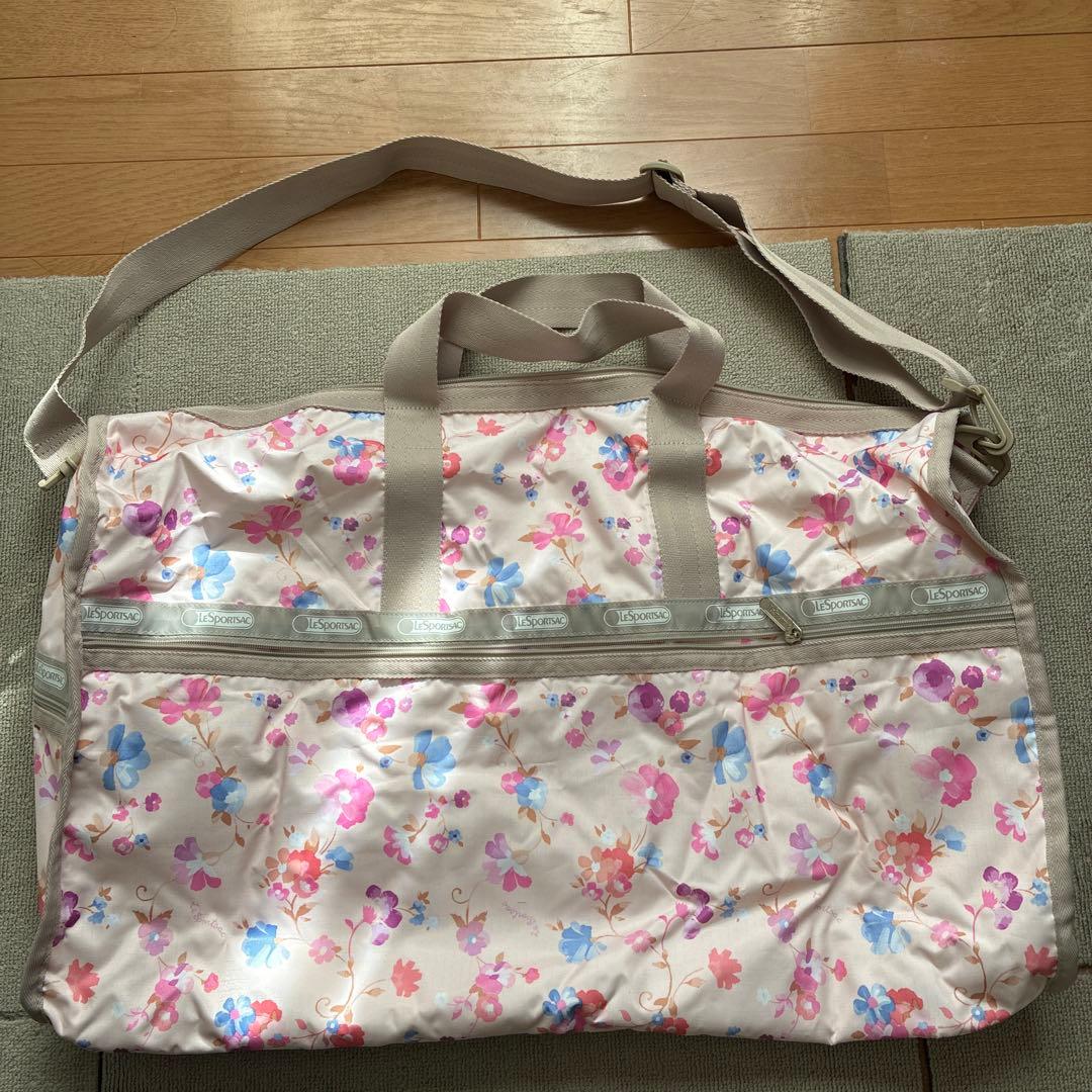 LeSportsac 新品 花柄ナイロンボストンバッグ