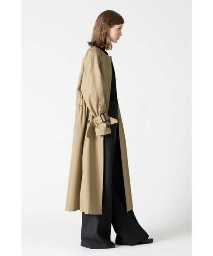 【美品】ADORE コンパクトコットンノーカラーコート