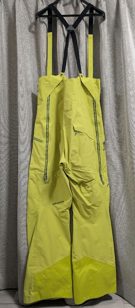 patagonia メンズ パウスレイヤービブ イエロー M