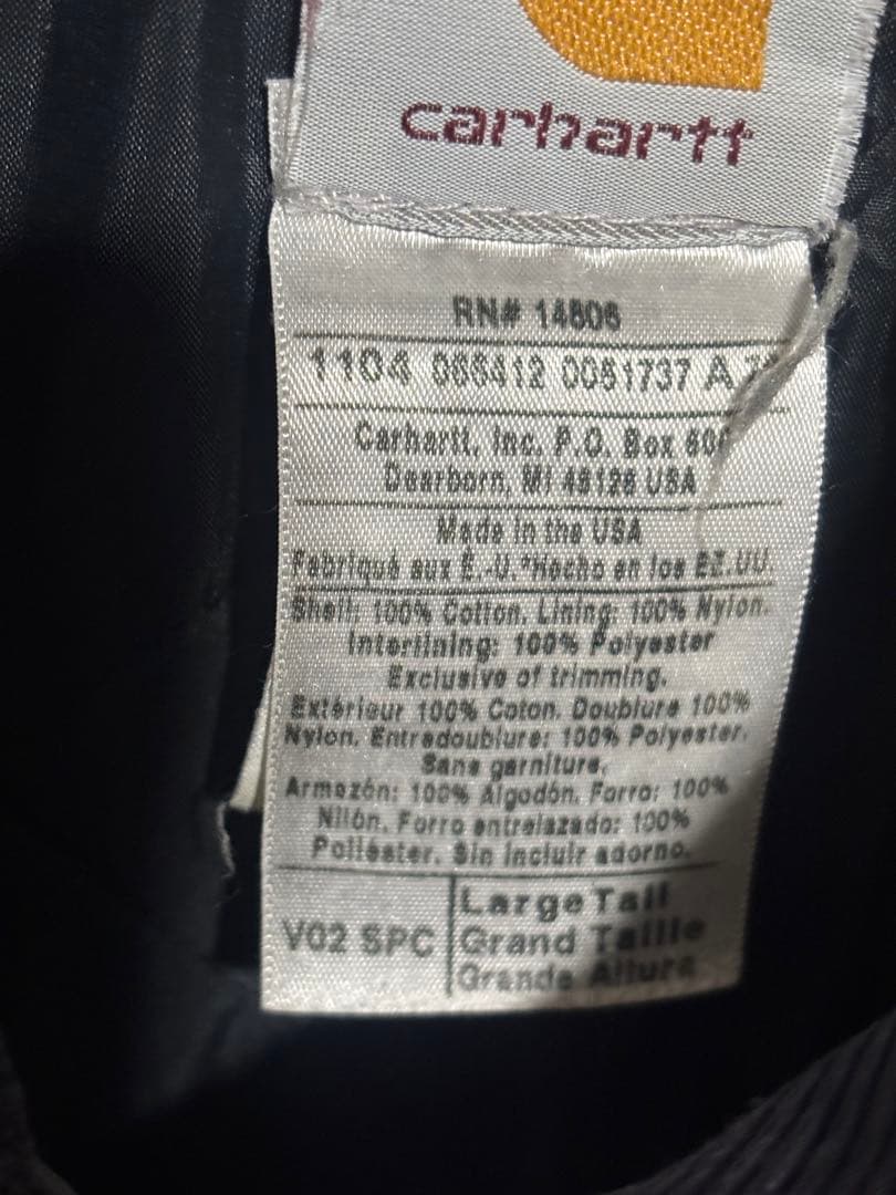 carhartt ダックベスト　USA製　L