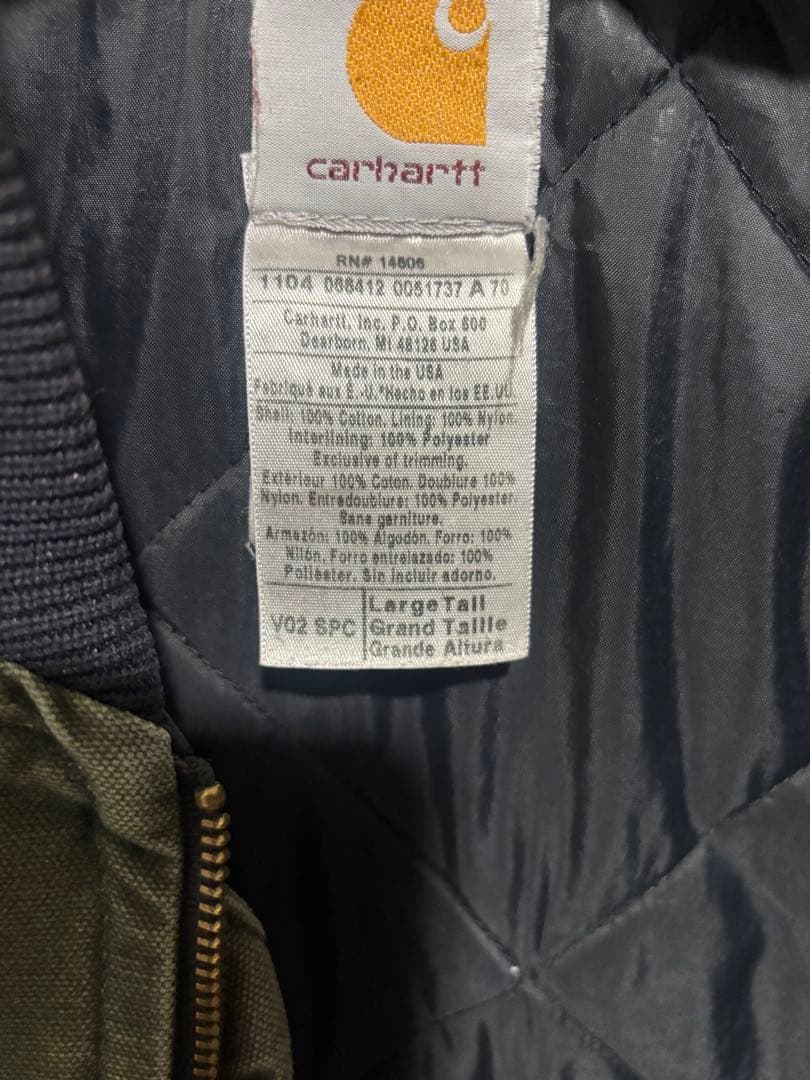carhartt ダックベスト　USA製　L