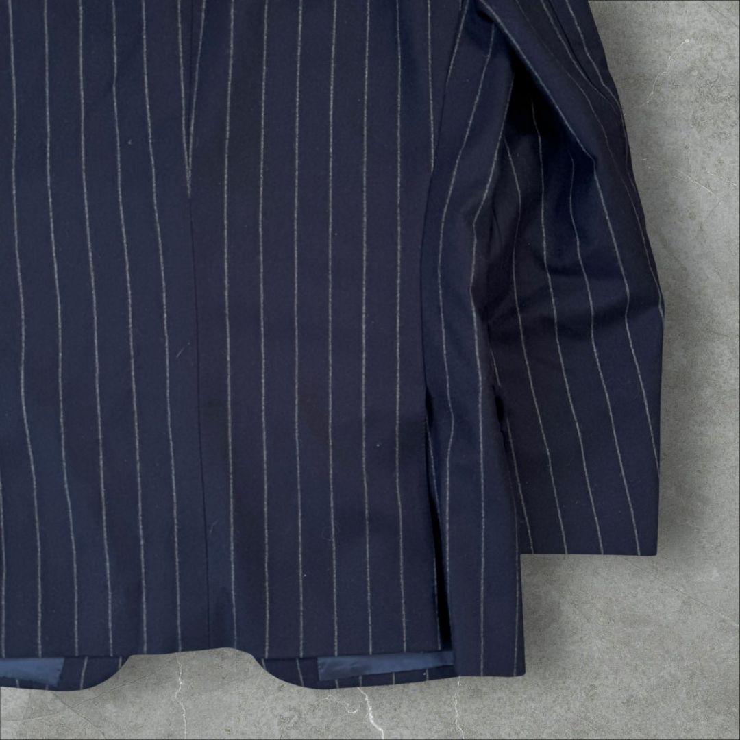 BEAMS F × Lolo piana フランネルジャケット ネイビー