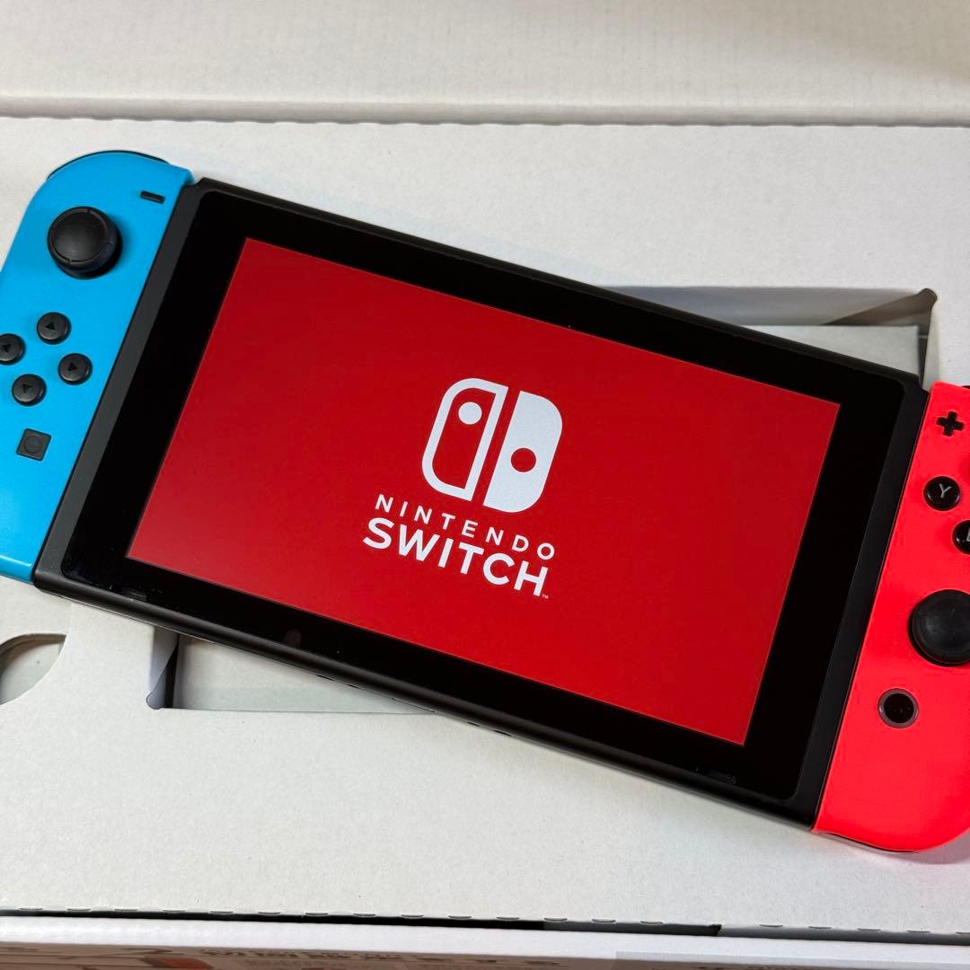 4-331 Nintendo Switch 本体 バッテリー強化版 箱付き