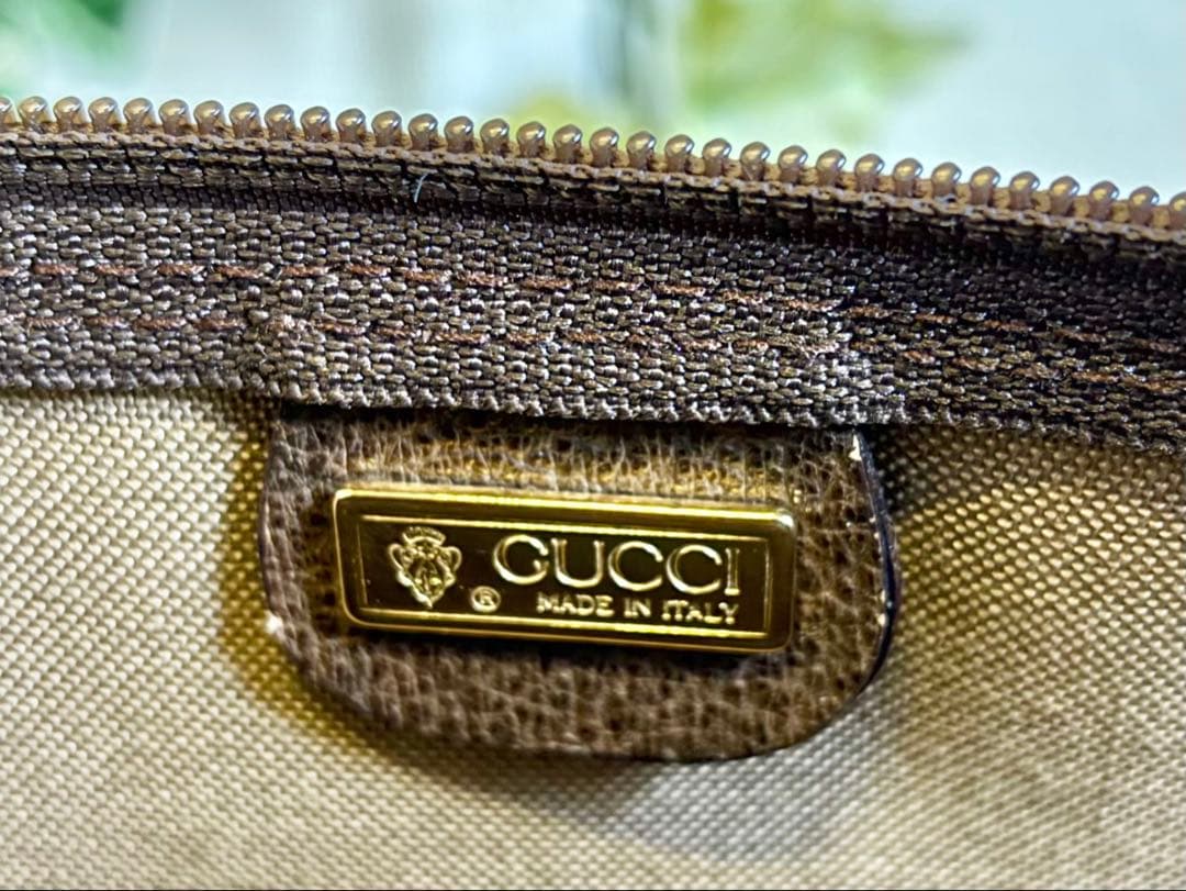 Gucci GGパターン ボストンバッグ オールドグッチ ウェブライン