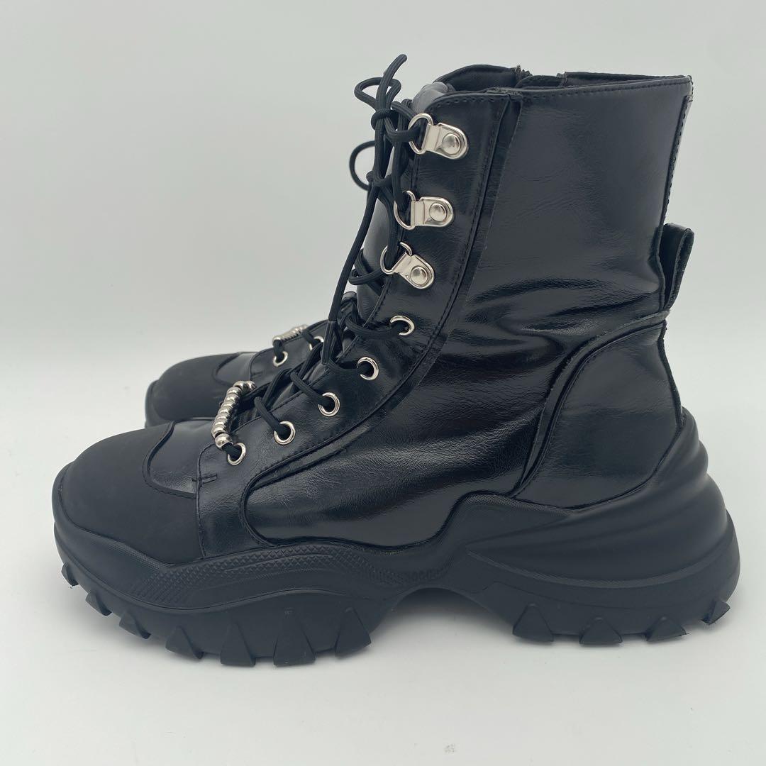AMERI VINTAGE LADY MOUNTAIN BOOTS 黒 Mサイズ