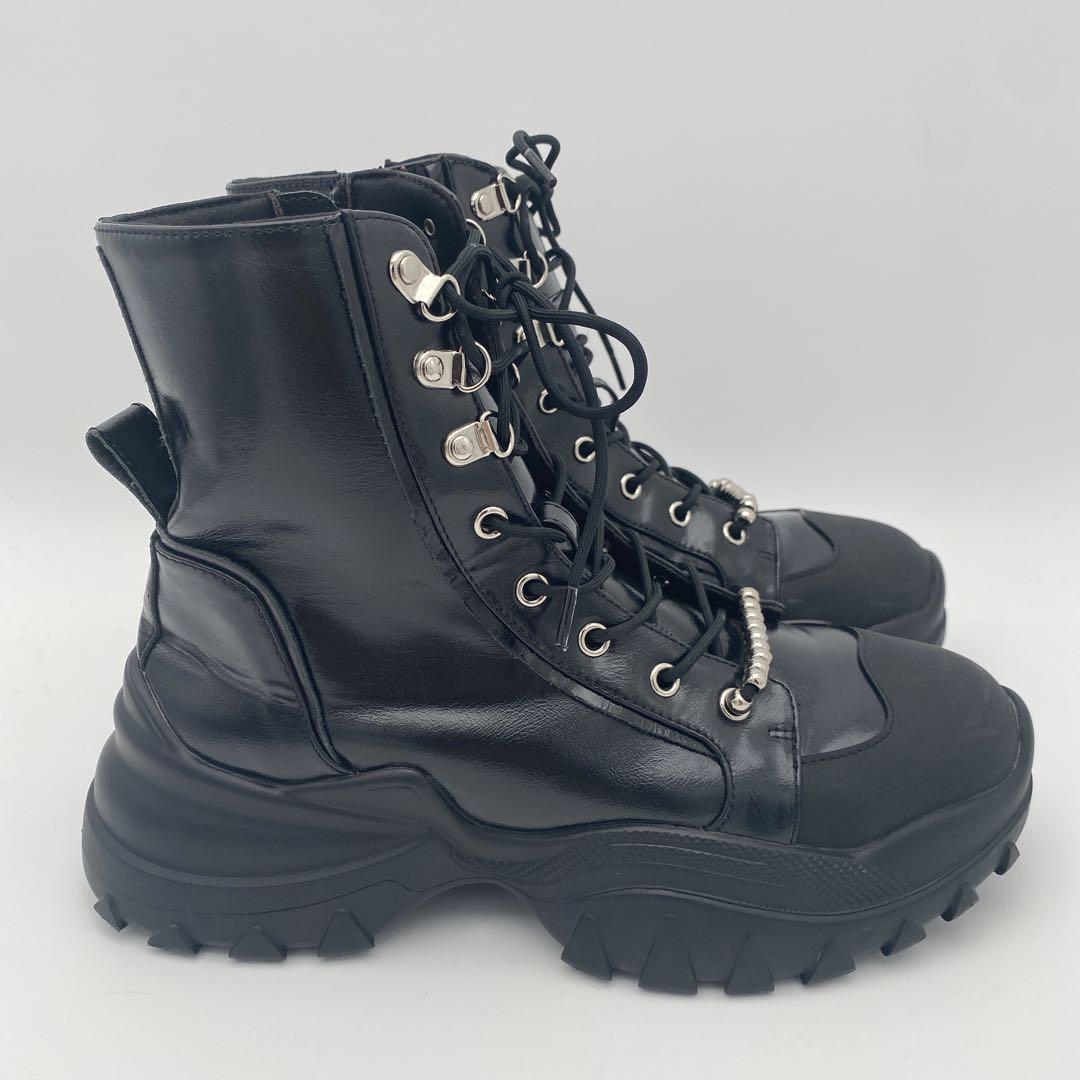 AMERI VINTAGE LADY MOUNTAIN BOOTS 黒 Mサイズ