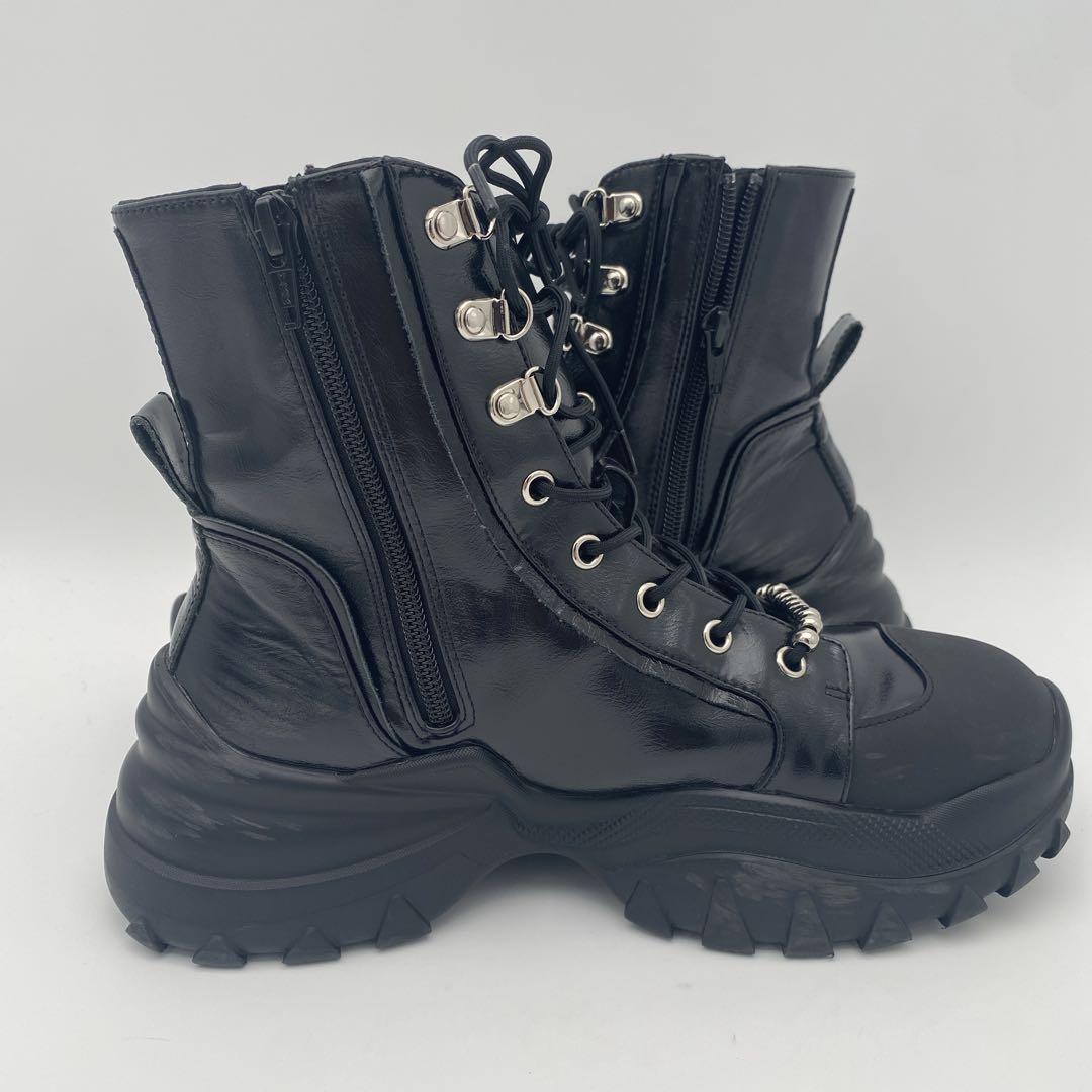 AMERI VINTAGE LADY MOUNTAIN BOOTS 黒 Mサイズ