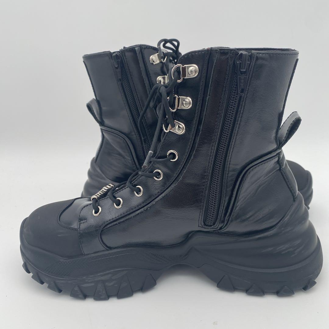 AMERI VINTAGE LADY MOUNTAIN BOOTS 黒 Mサイズ