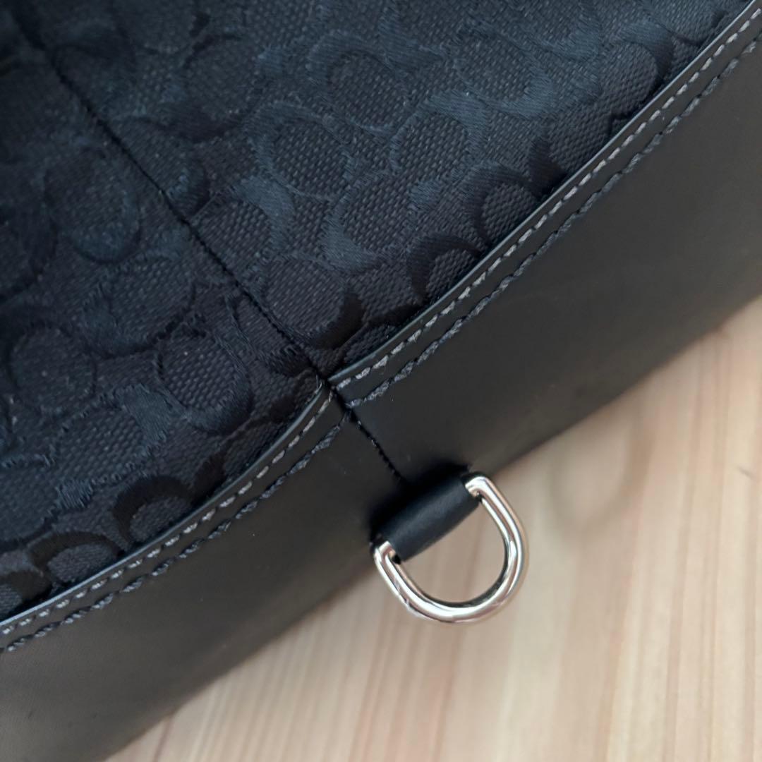 COACH コーチ シグネチャー 2WAY ボストンバッグ キャンバス