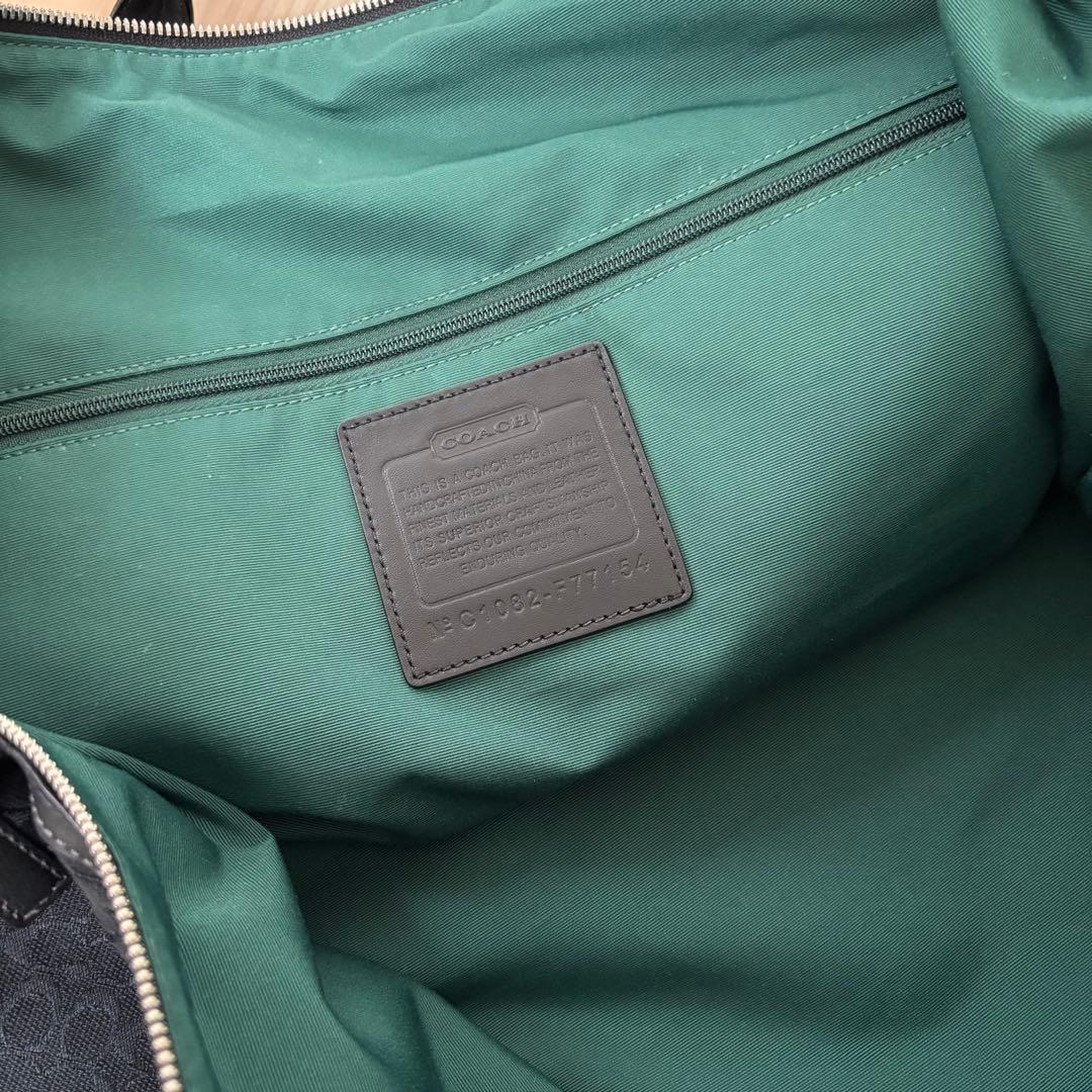 COACH コーチ シグネチャー 2WAY ボストンバッグ キャンバス