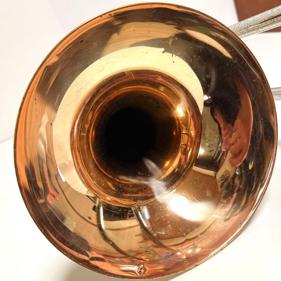 【銘機】YAMAHA テナートロンボーン YSL-641 ケース　赤ベル 太菅