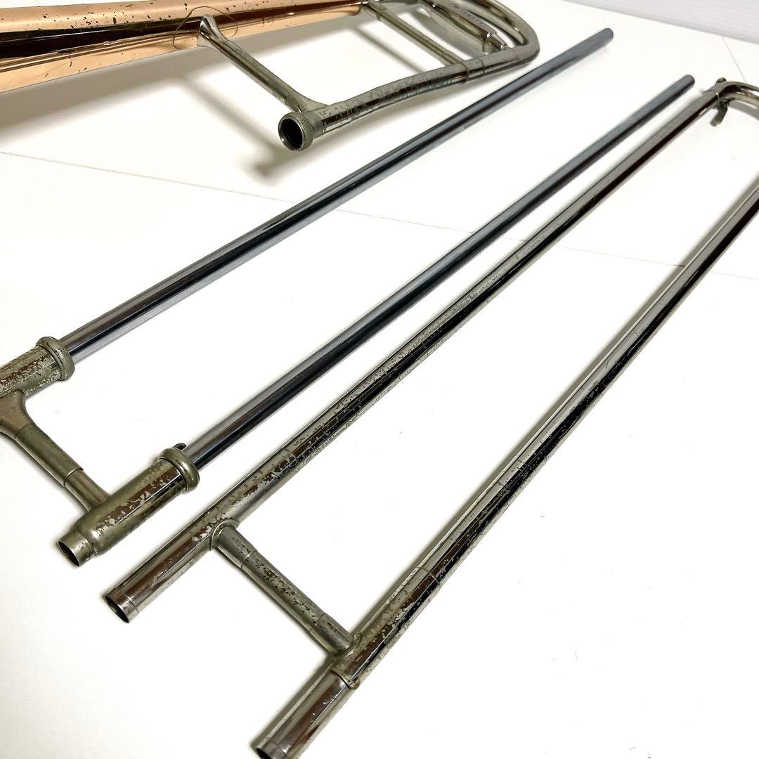 【銘機】YAMAHA テナートロンボーン YSL-641 ケース　赤ベル 太菅