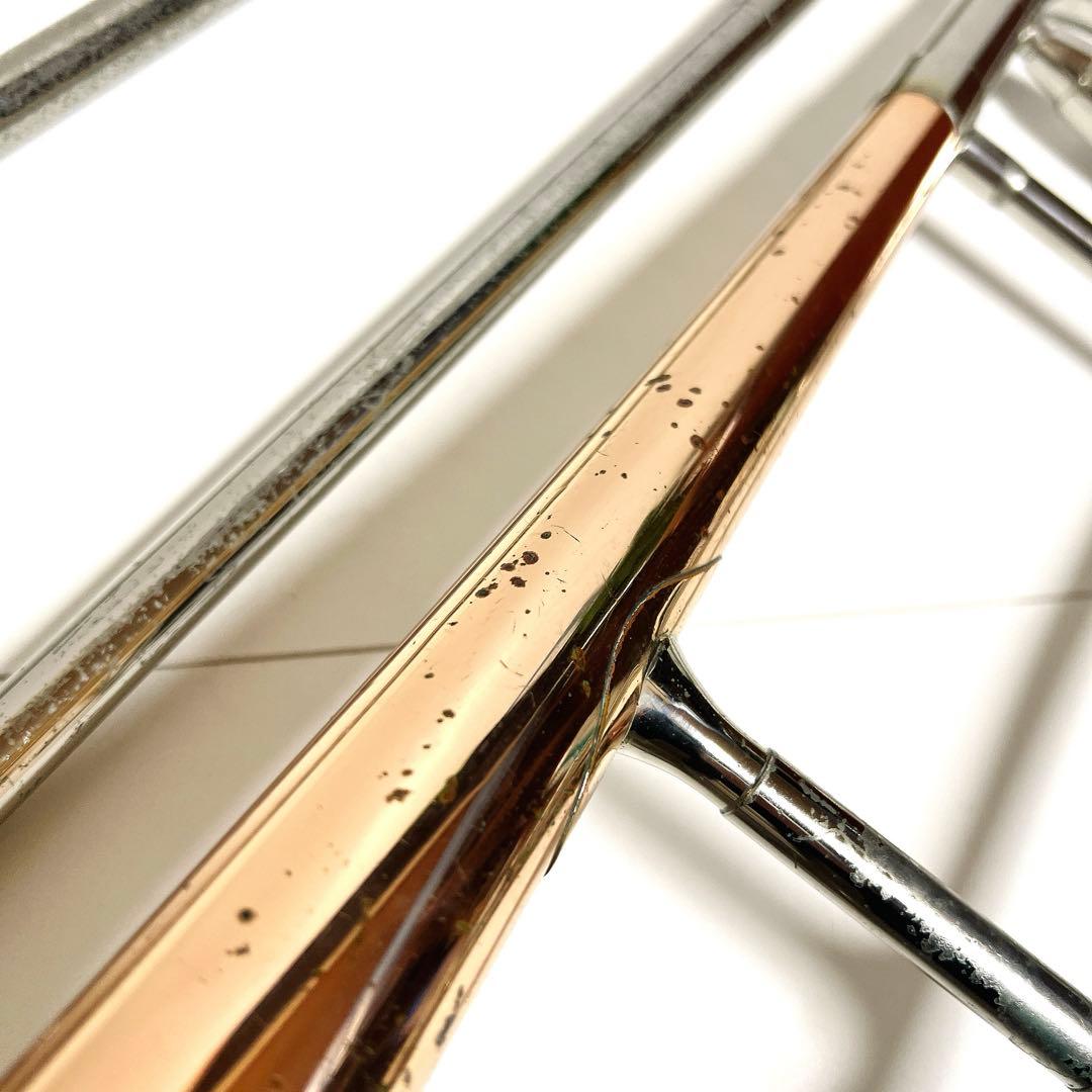 【銘機】YAMAHA テナートロンボーン YSL-641 ケース　赤ベル 太菅