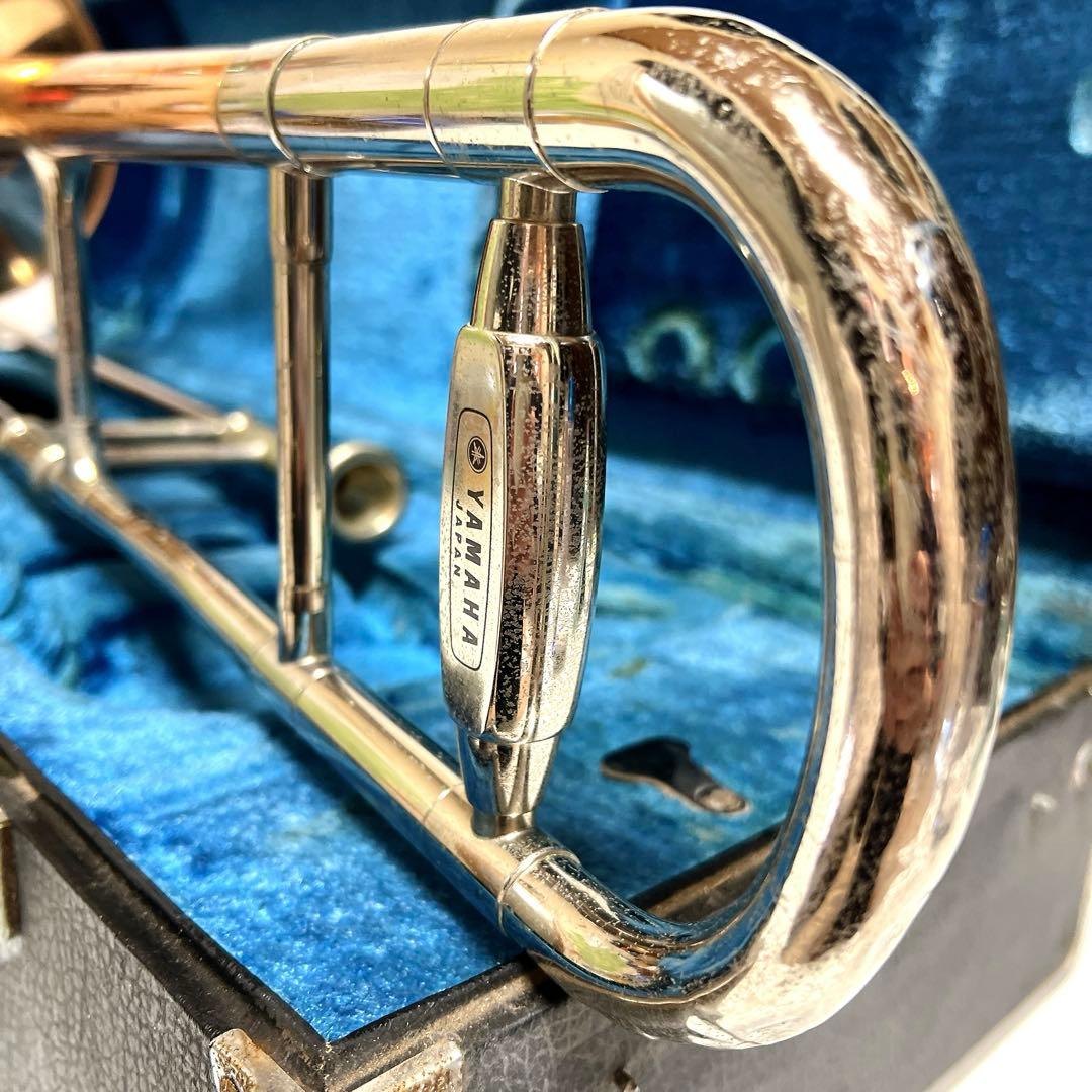 【銘機】YAMAHA テナートロンボーン YSL-641 ケース　赤ベル 太菅