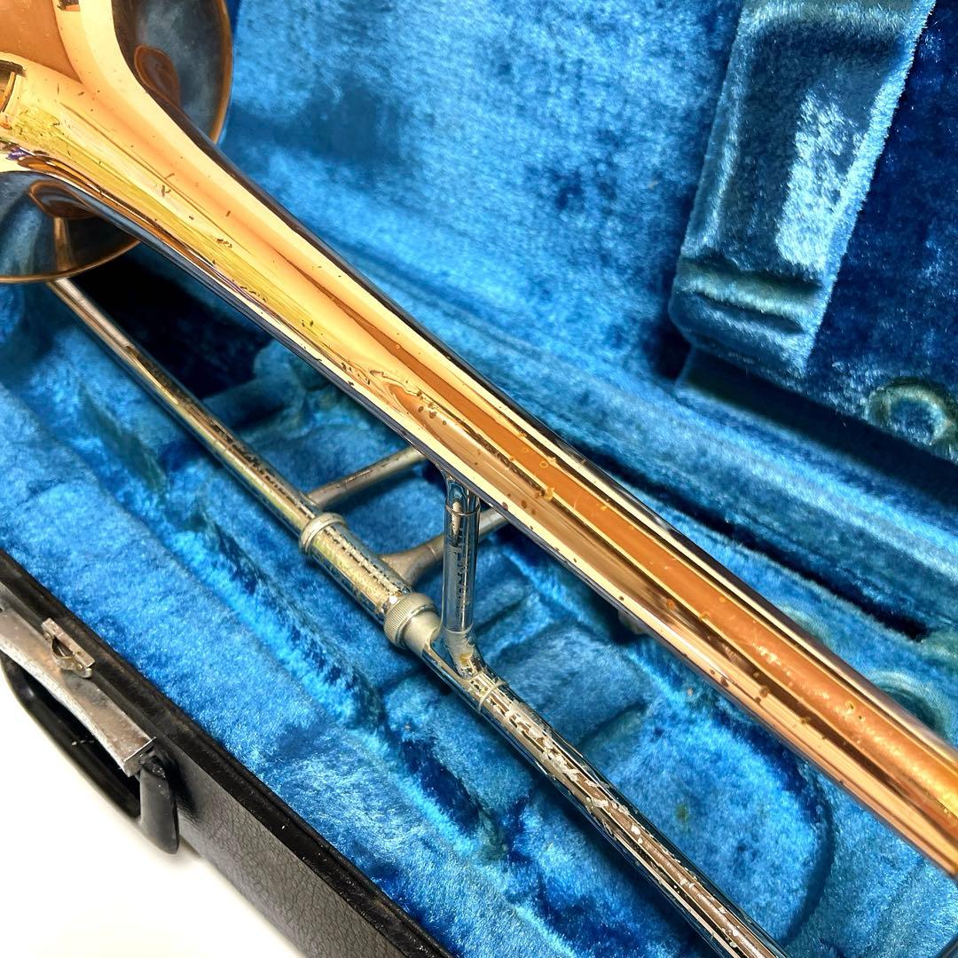 【銘機】YAMAHA テナートロンボーン YSL-641 ケース　赤ベル 太菅