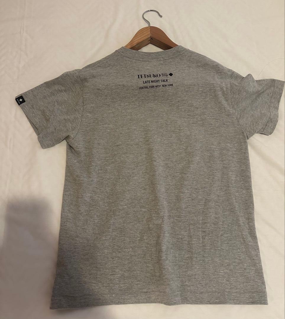 ニューヨークＴシャツ　LATE NIGHT TALK グレー　黒柳徹子　M