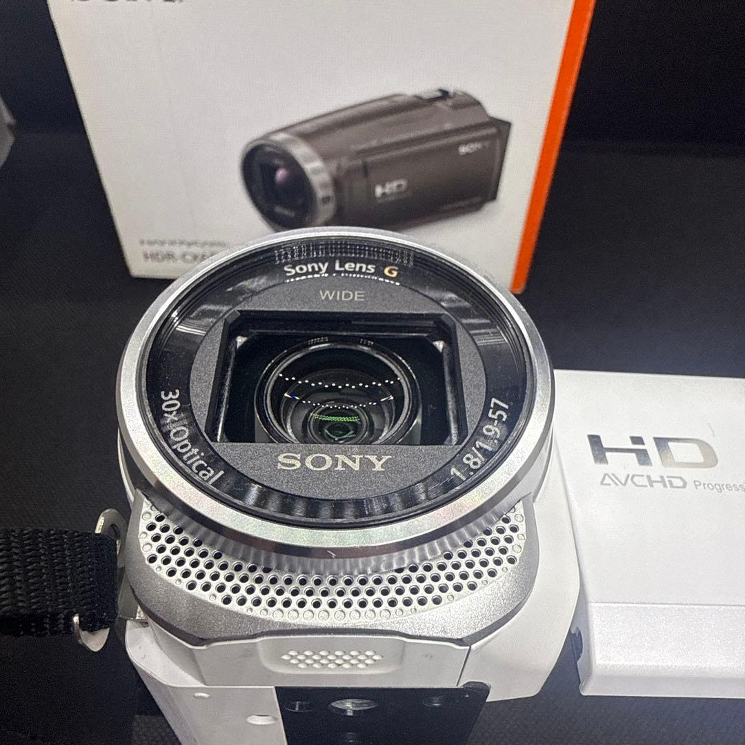 ■極上品■ SONY HDR-CX680ホワイト HDR- CX680 W