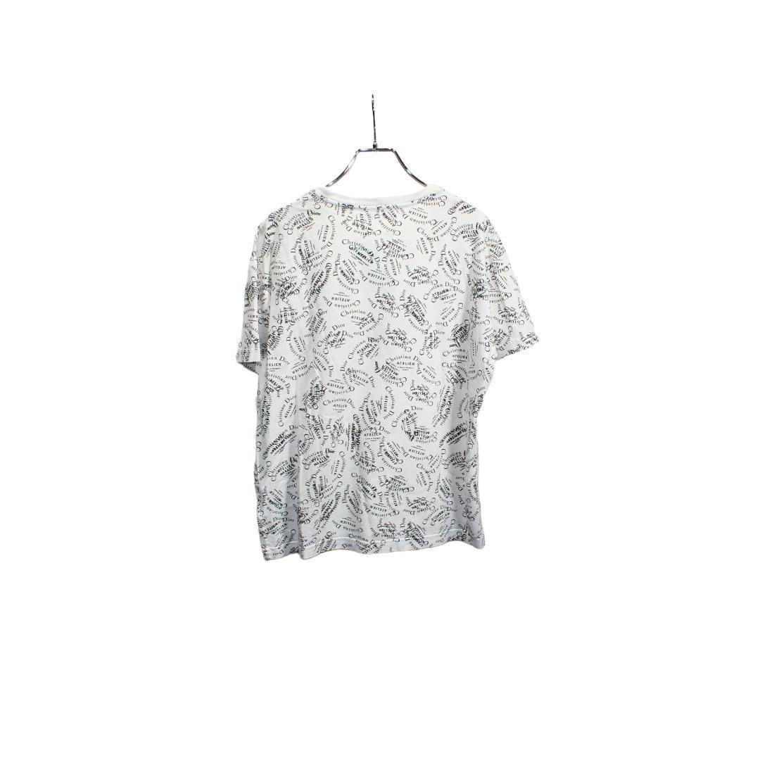 ディオールオム アトリエ ロゴ プリント Tシャツ ホワイト サイズXS