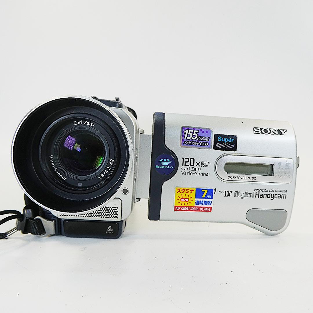 動作品 ソニーDCR-TRV30 MiniDV ビデオカメラDVDダビングに最適