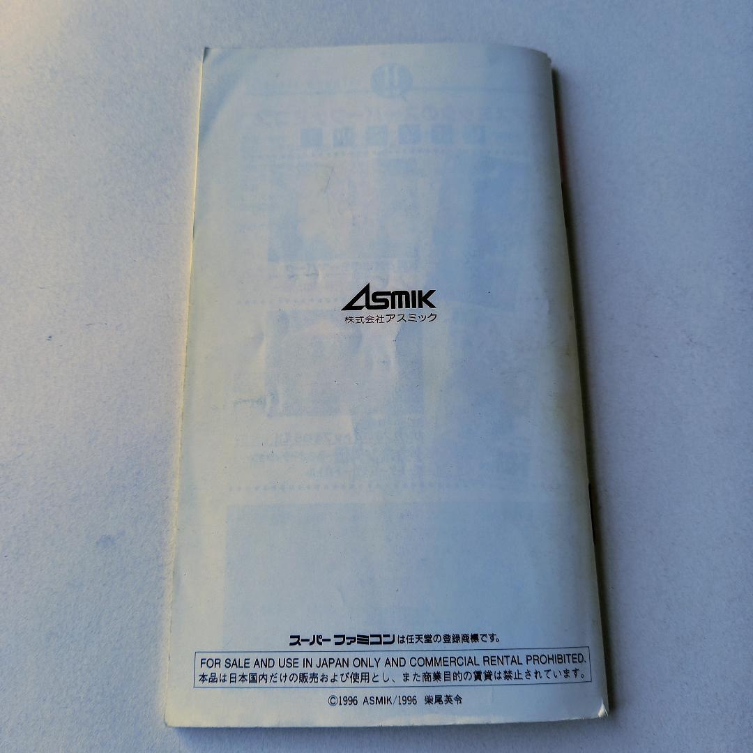 説明書のみ　レナス2 封印の使徒 　スーパーファミコン　レア商品