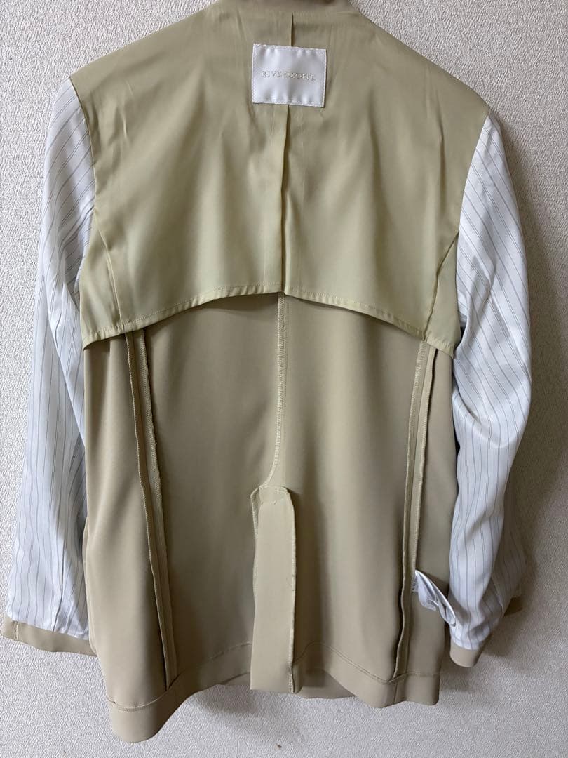 マルーゴ⭐︎リブドロワ　ツイルテーラードジャケット　着用１回　25300円