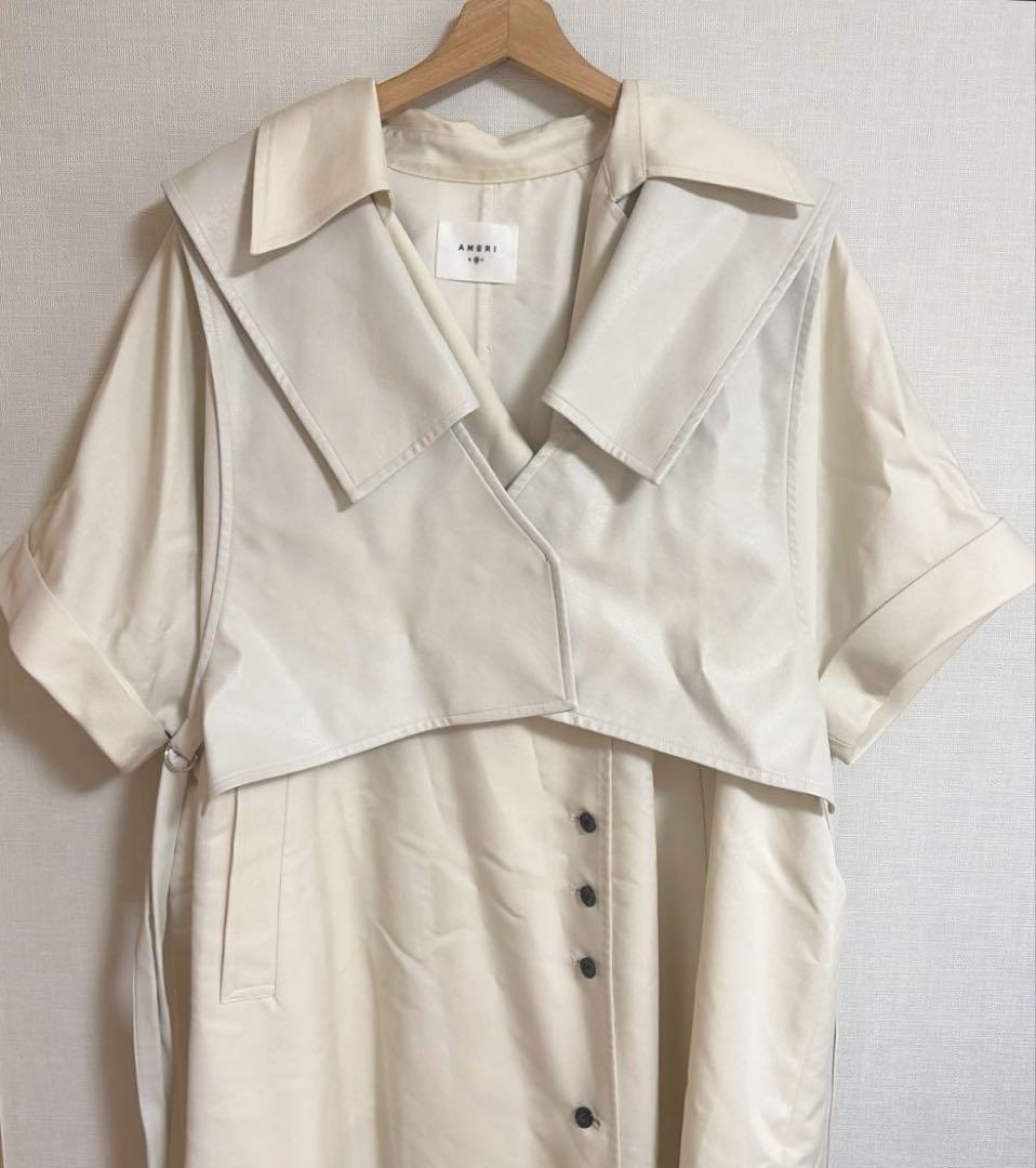 AMERI アメリ　TRENCH MULTI WAY LONG VEST