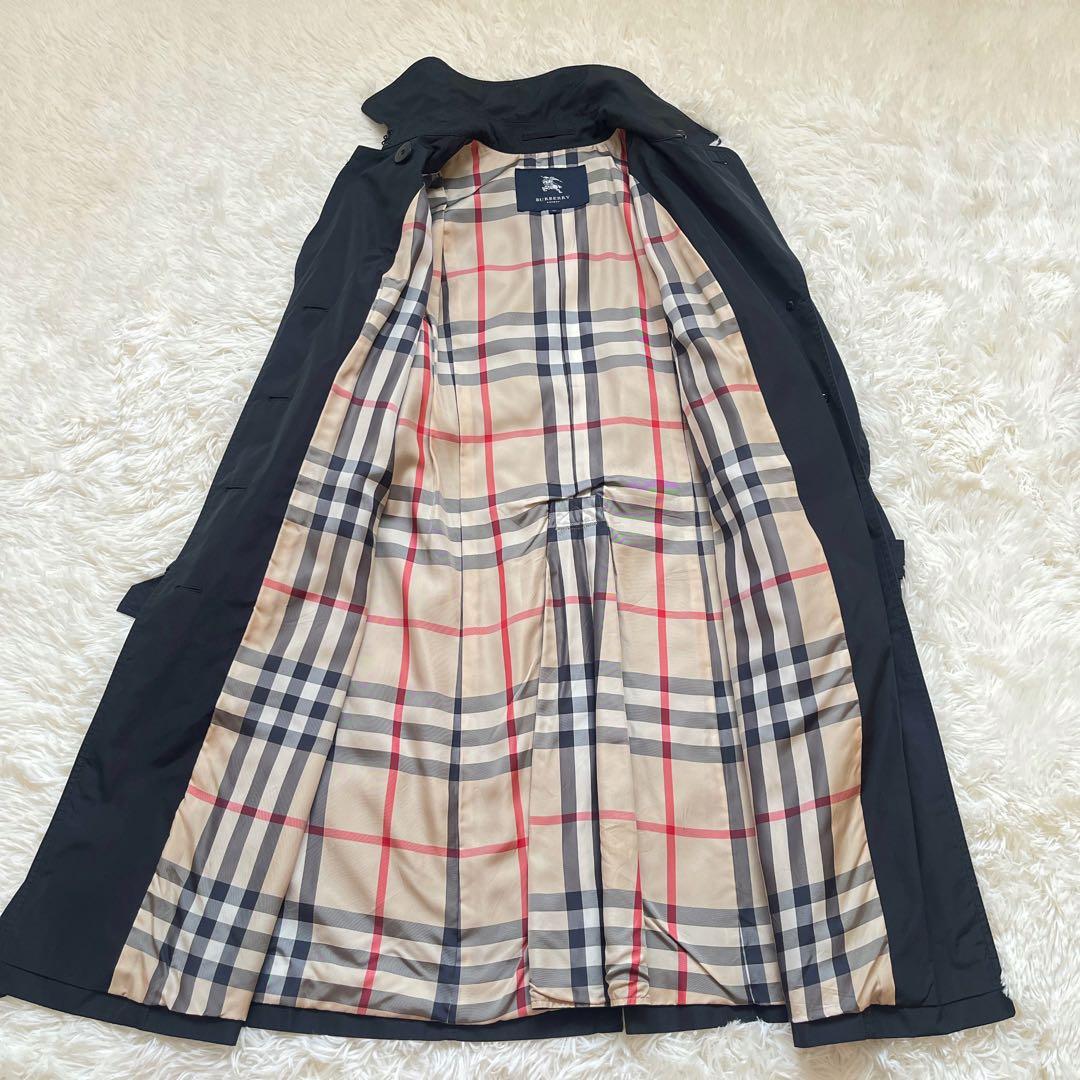 大きいサイズ★撥水加工　バーバリー　トレンチコート　ノバチェック　ベルト