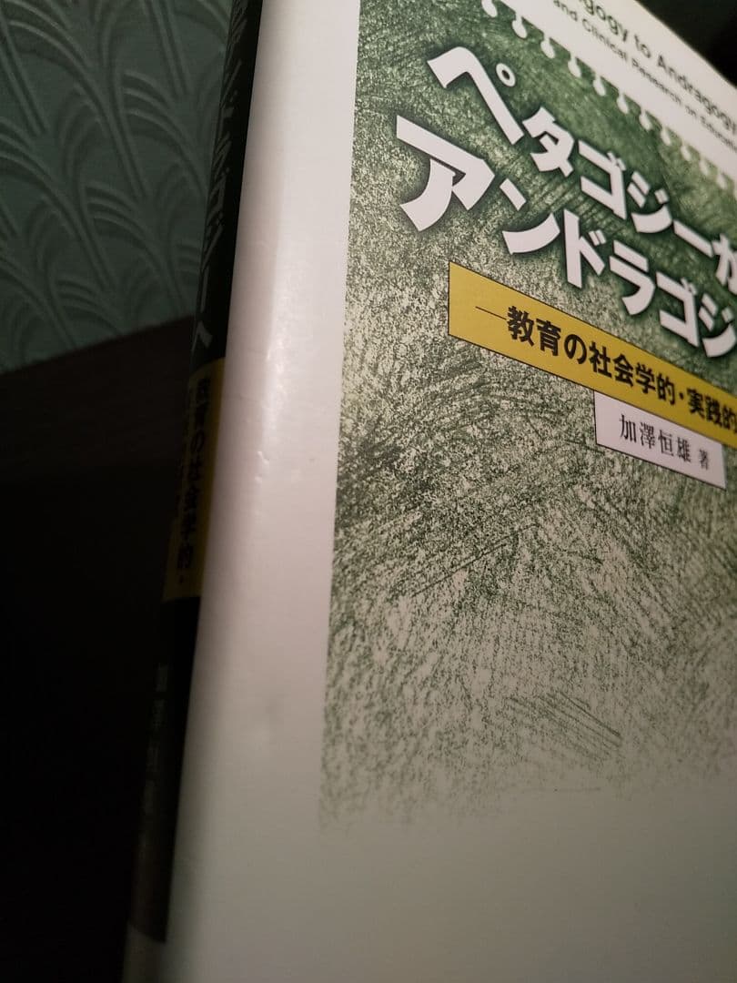 ペタゴジーからアンドラゴジーへ : 教育の社会学的・実践的研究☆書き込み無し保証