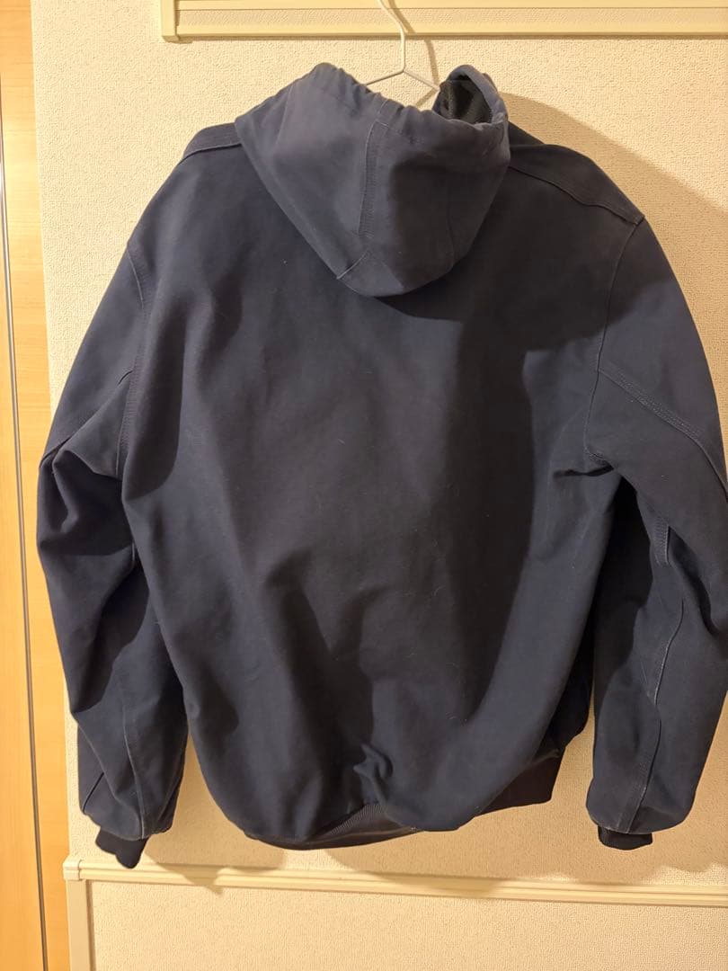 Carhartt アクティブジャケット　フード付きジャンパー M ネイビー
