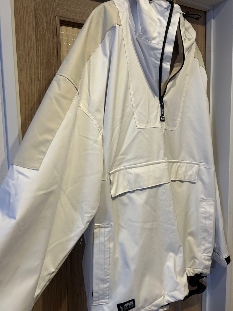 ANTHEM 美品 AN2230 Lサイズ ホワイト アノラック 男女兼用