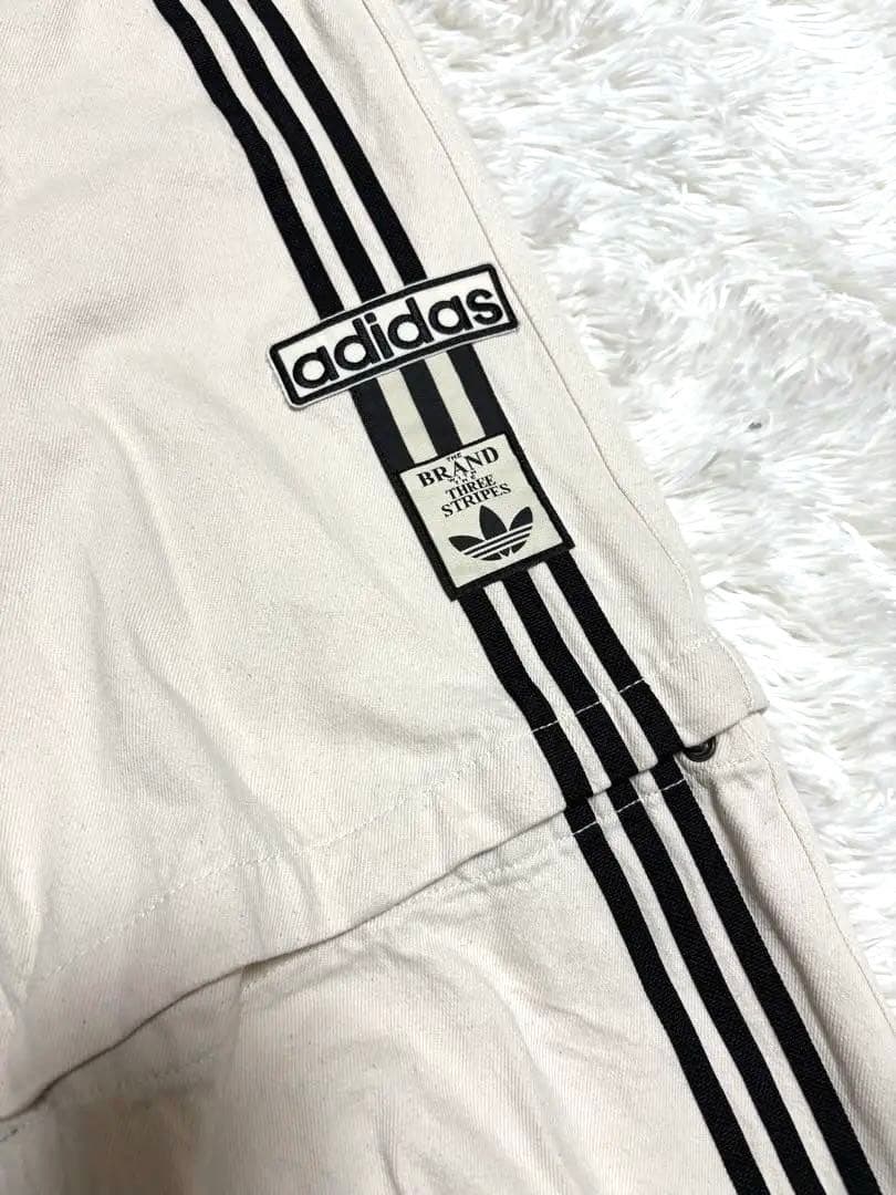 adidas アディブレイク 2-IN-1 オフホワイト デニムパンツ　28