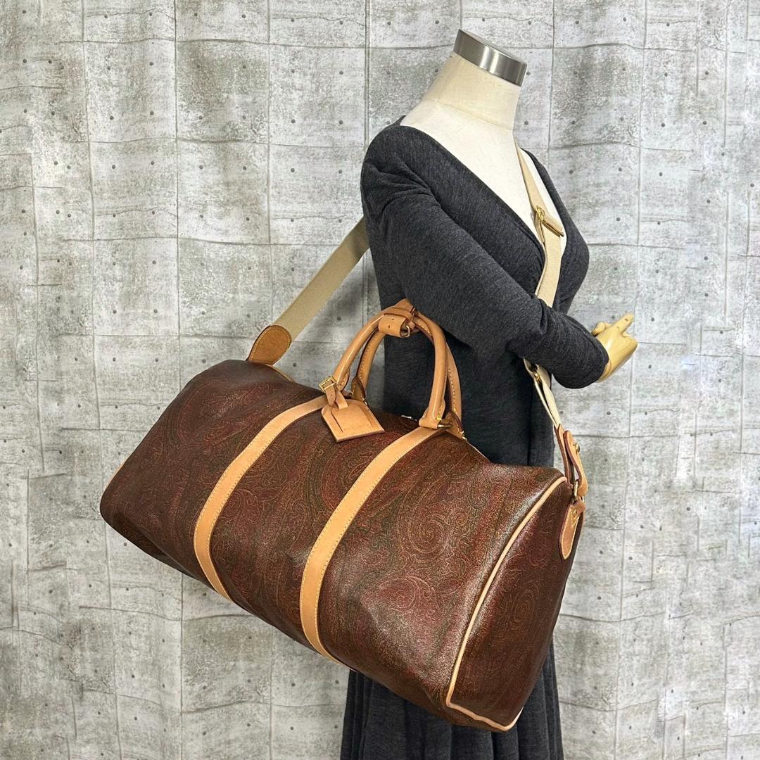 ETRO エトロ ペイズリー 2way ボストンバッグ 旅行用バッグ 男女兼用