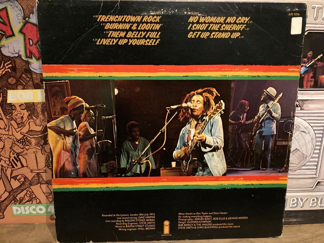 Bob Marley - Live! Orig.UK LP ➕オマケ2枚
