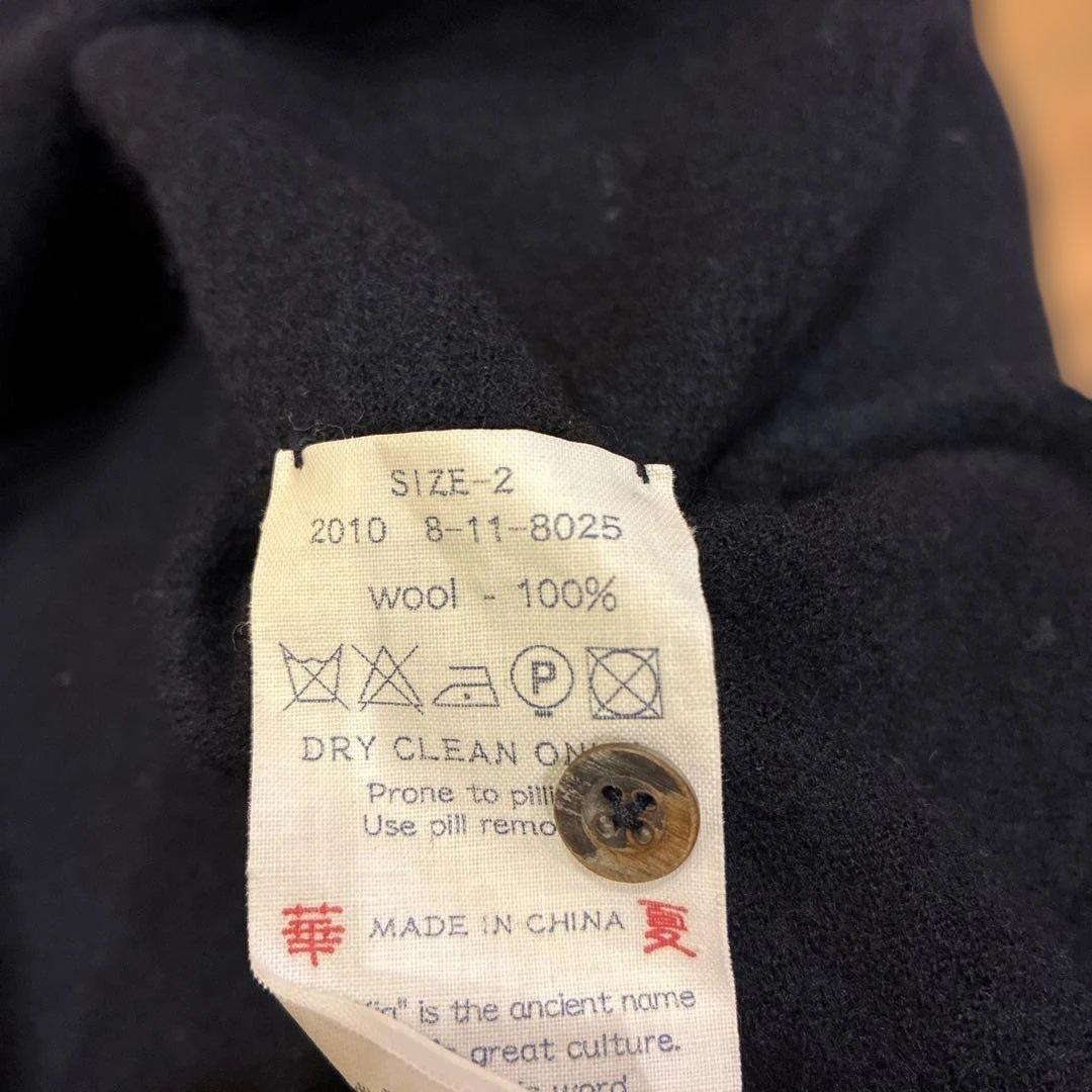 45rpm襟付き 長袖 ひざ丈ワンピース