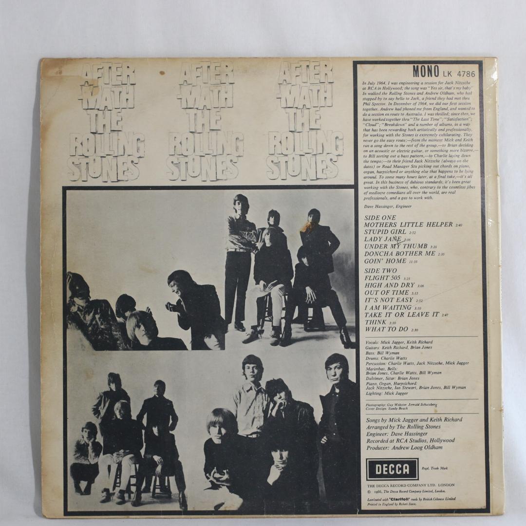 英LP The Rolling Stones Aftermath UK盤Mono