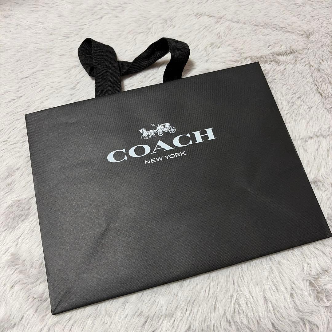 COACH 二つ折り財布 ネイビー　デニム[値下げ中]