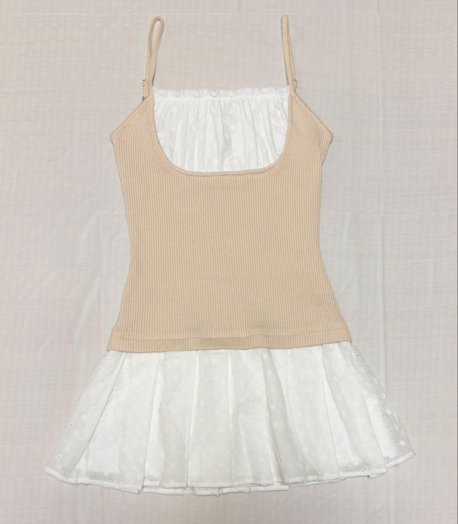 ワンピース andmary Poppy lace set dress