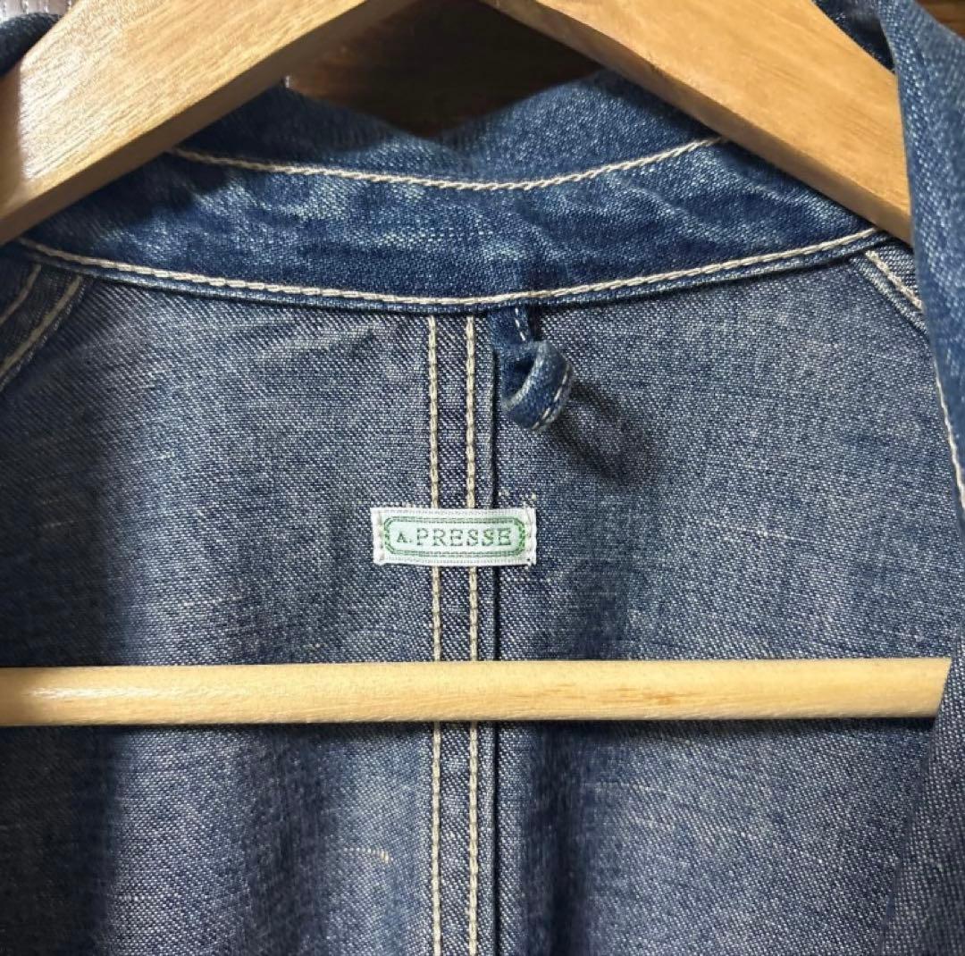 ジャケット・アウター A.PRESSE 23AW Denim Coverall Jacket 3