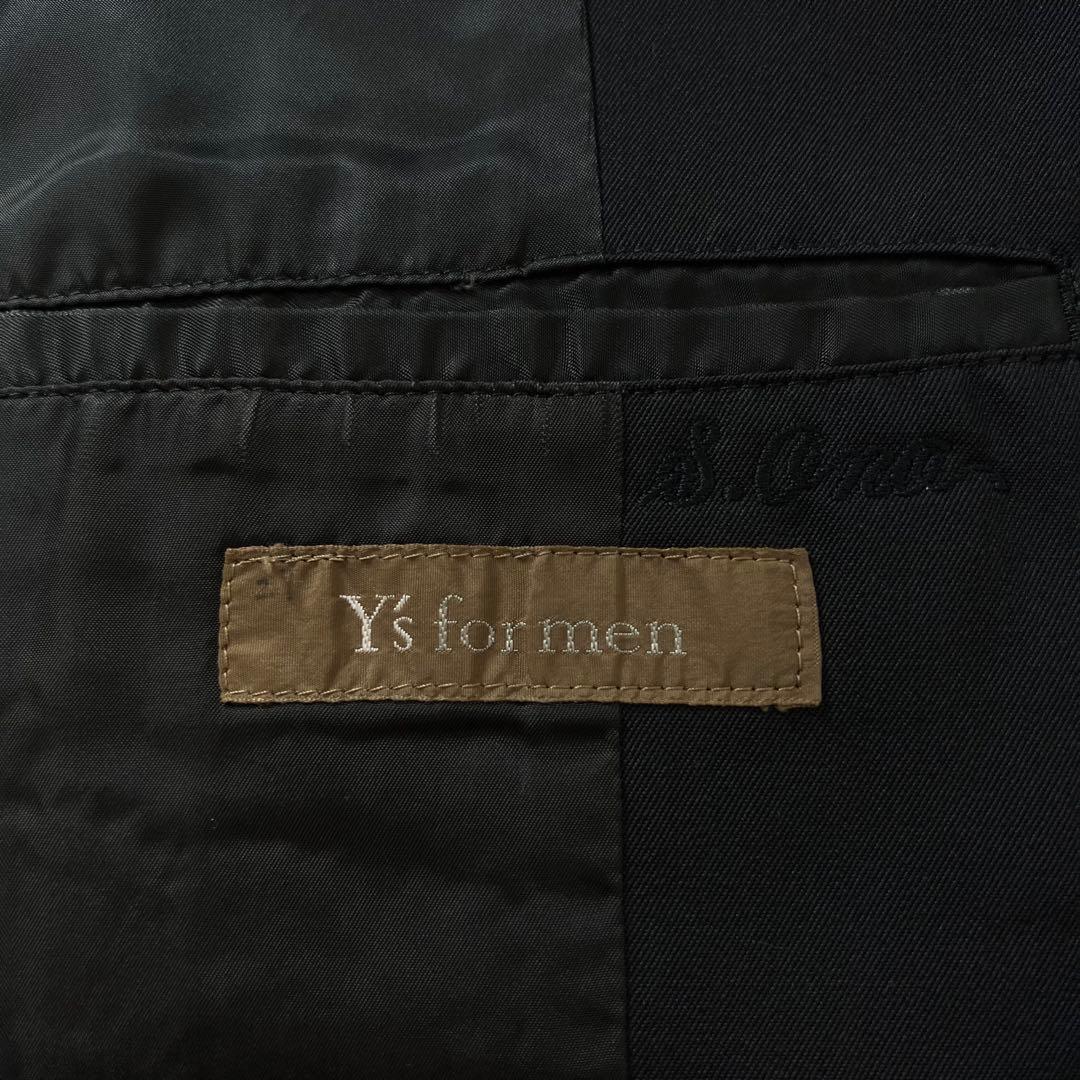 Y's for men ウールギャバ ジレ ベスト ブラック