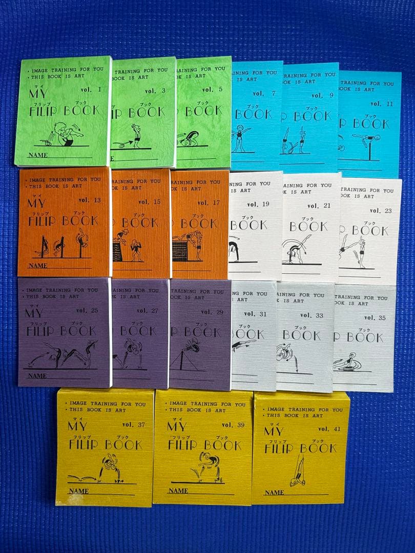 希少・MY FILIP BOOK 全21冊セット(両面刷り) 42種類　器械体操