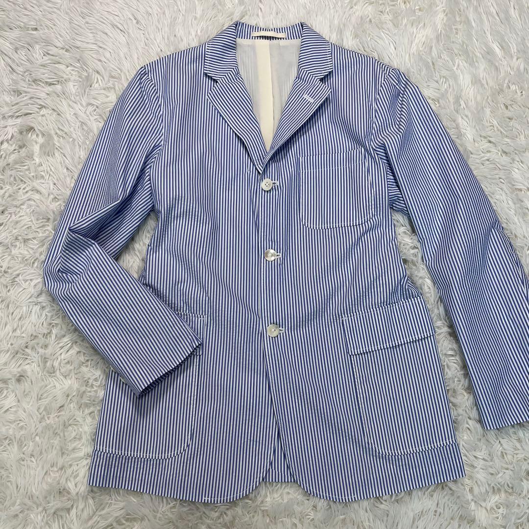 BEAMS+ テーラードジャケット XL シアサッカー　日本製 春夏 軽量