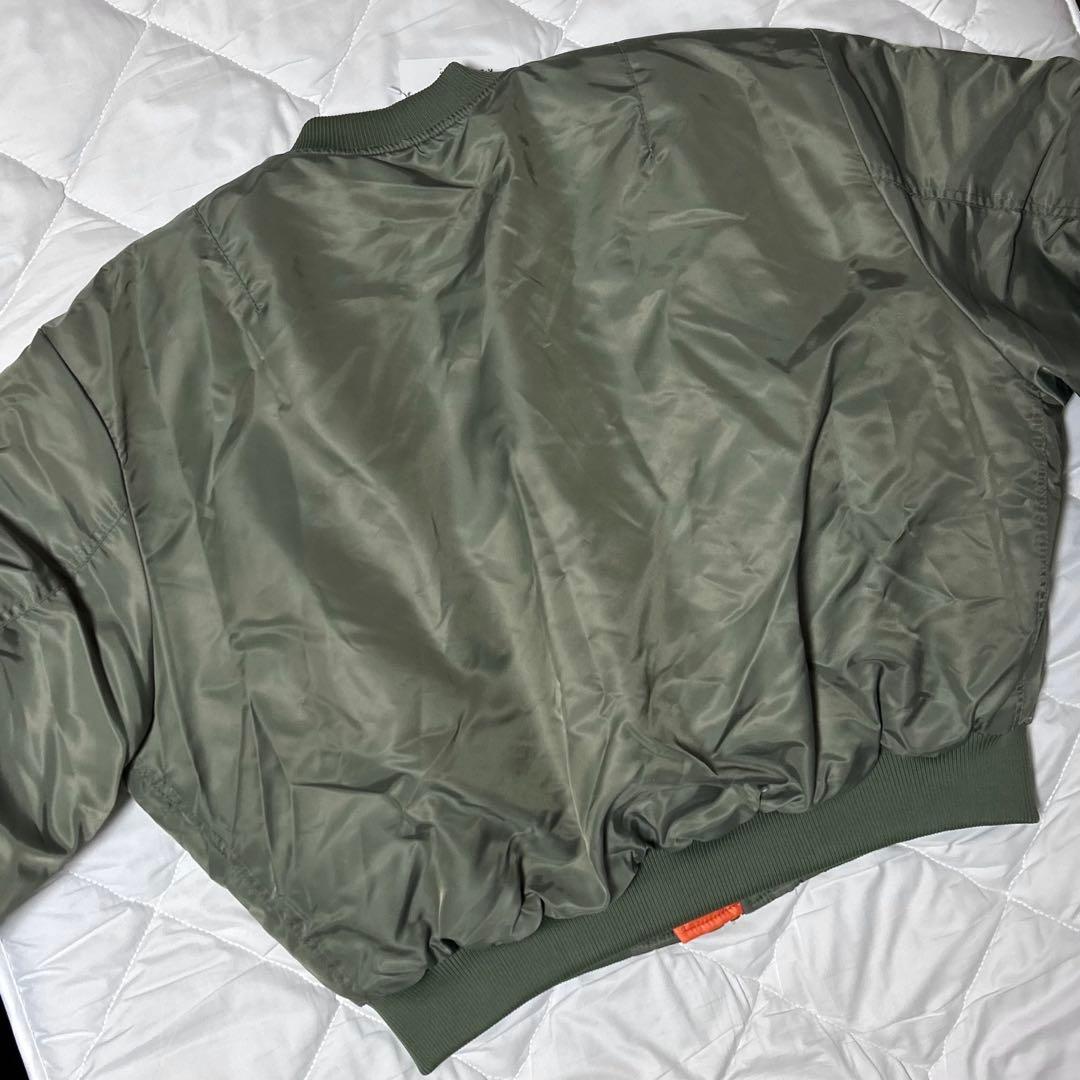 【タグ付き】yolo フライトシャーリングMA-1 masaki