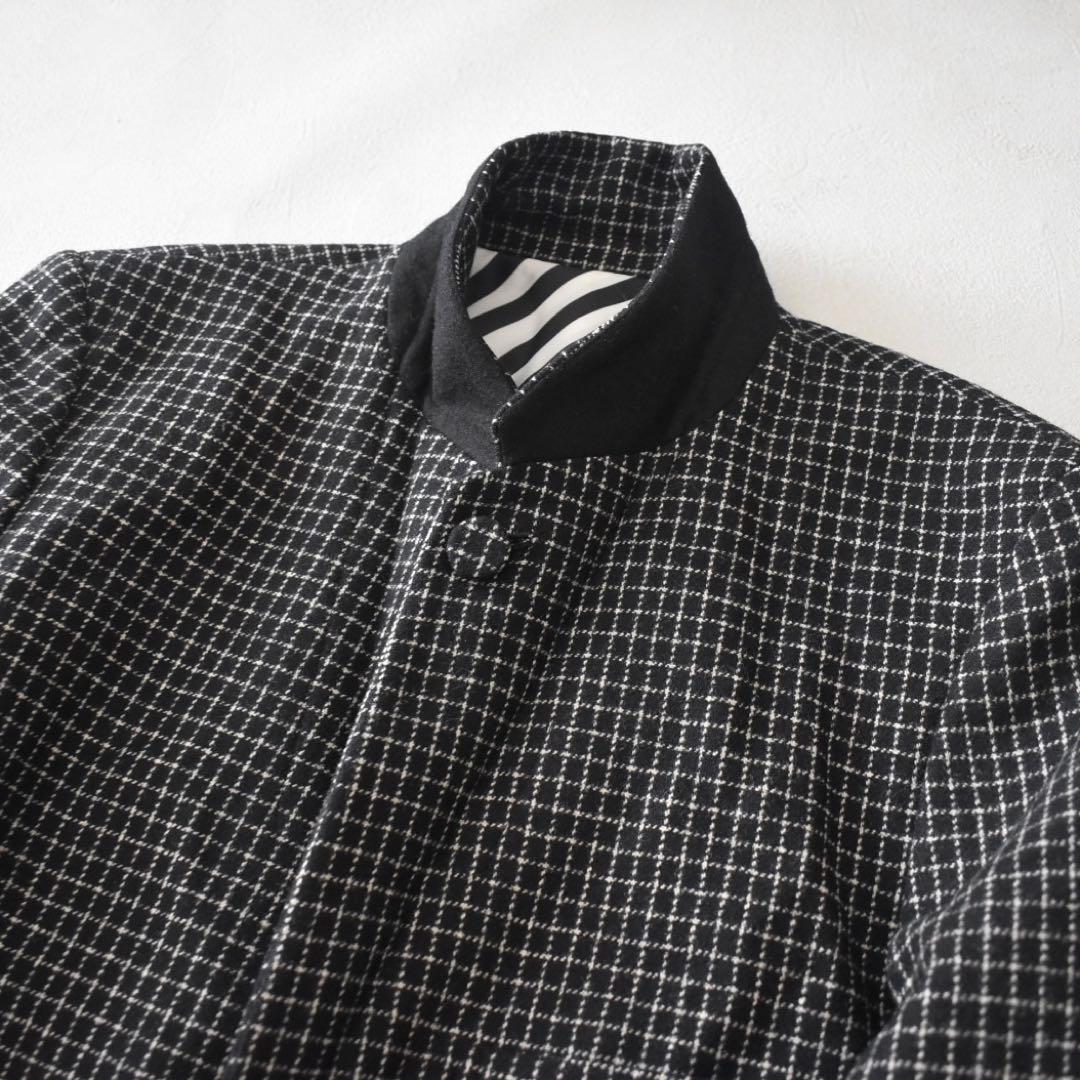 【フォロー割適用】NOVÖ クリストフルメール BEAN POLE ウールチェッ