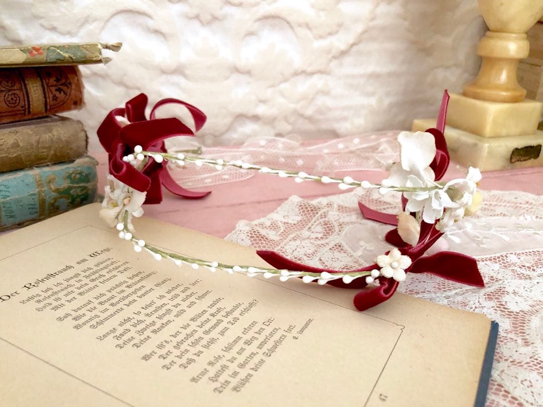 Belle des poupee リボン ヘッドドレス