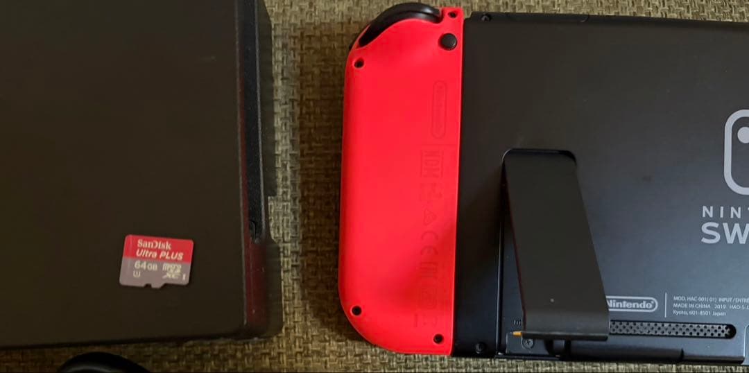 Nintendo Switch 本体 青/赤 64GB microSDカード付き