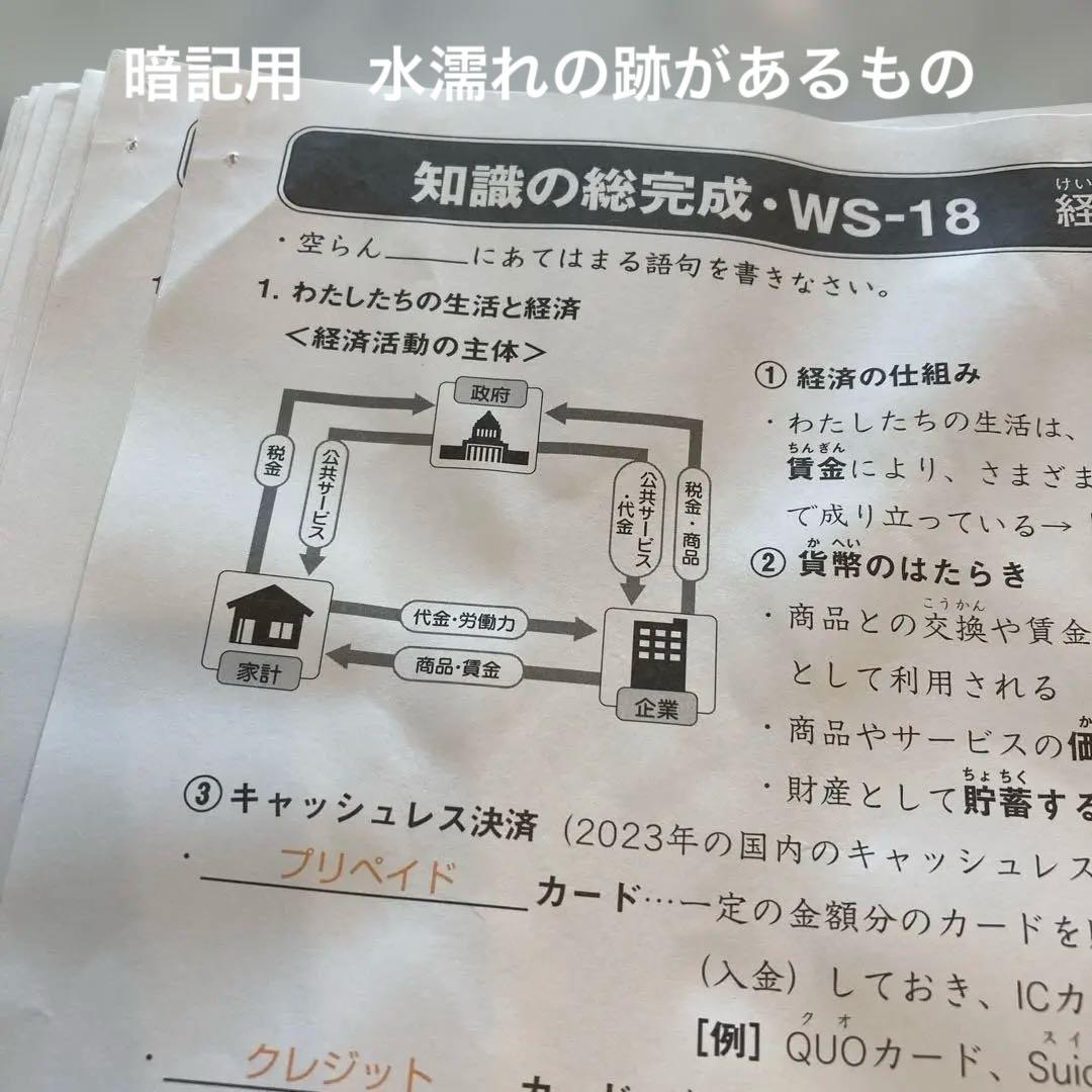 サピックス小6　社会 土曜特訓「知識の総完成」全36回（欠番なし）